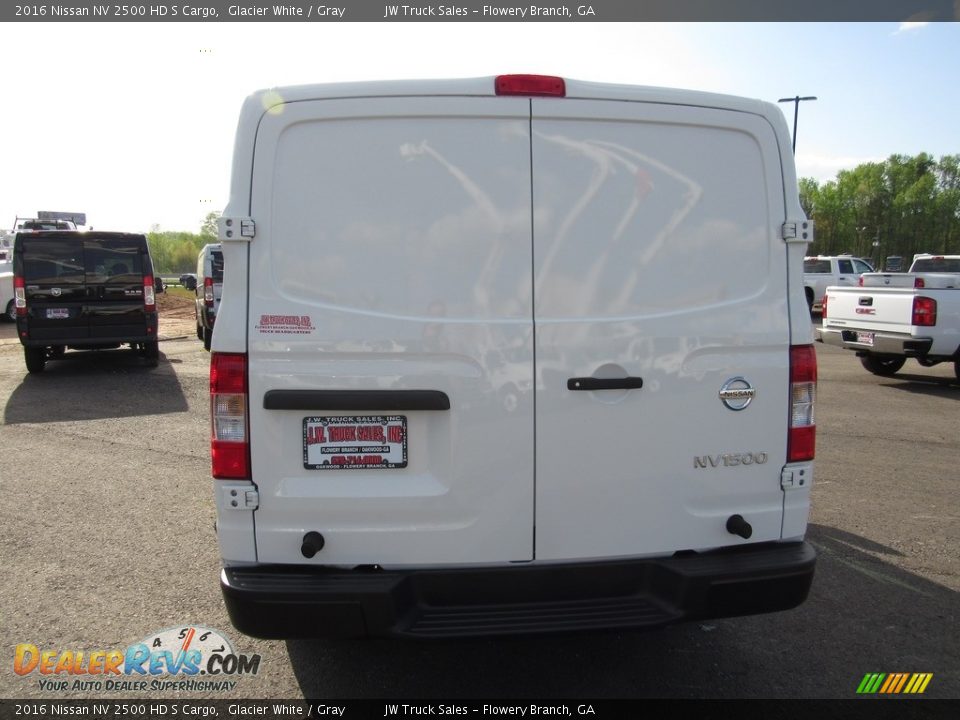 2016 Nissan NV 2500 HD S Cargo Glacier White / Gray Photo #4