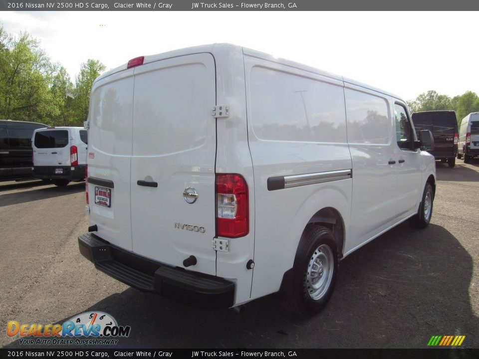 2016 Nissan NV 2500 HD S Cargo Glacier White / Gray Photo #5