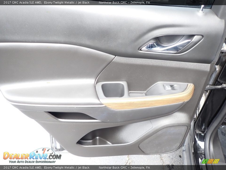 2017 GMC Acadia SLE AWD Ebony Twilight Metallic / Jet Black Photo #22