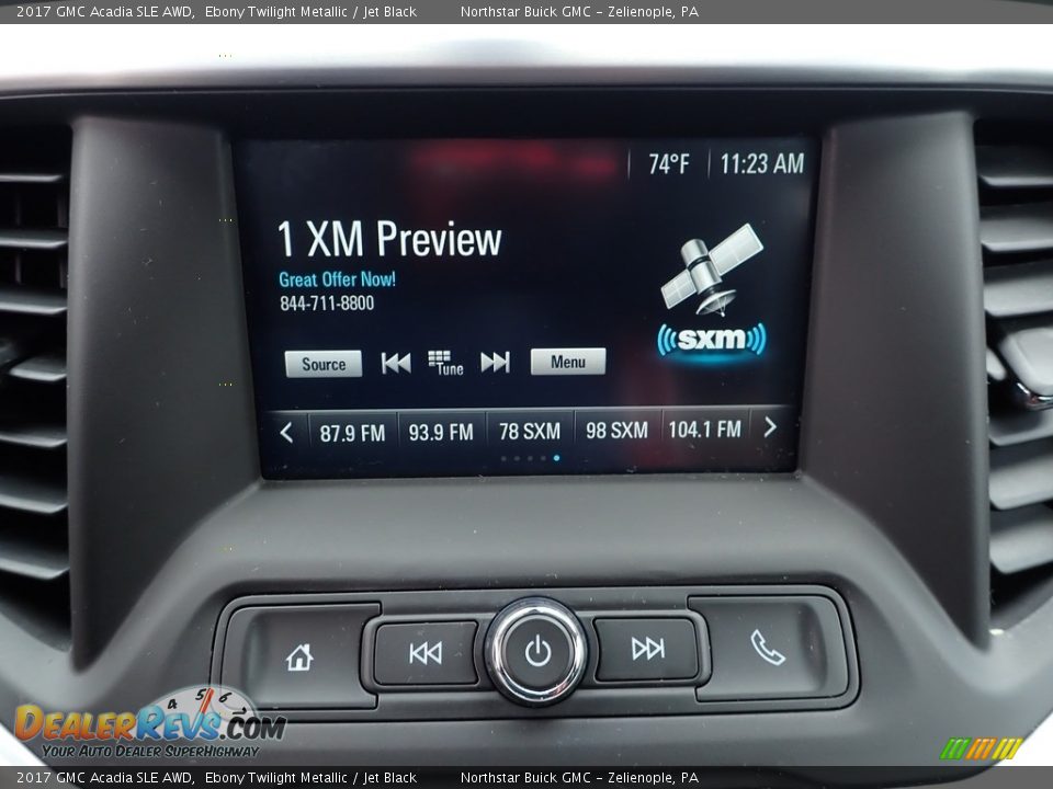 2017 GMC Acadia SLE AWD Ebony Twilight Metallic / Jet Black Photo #27