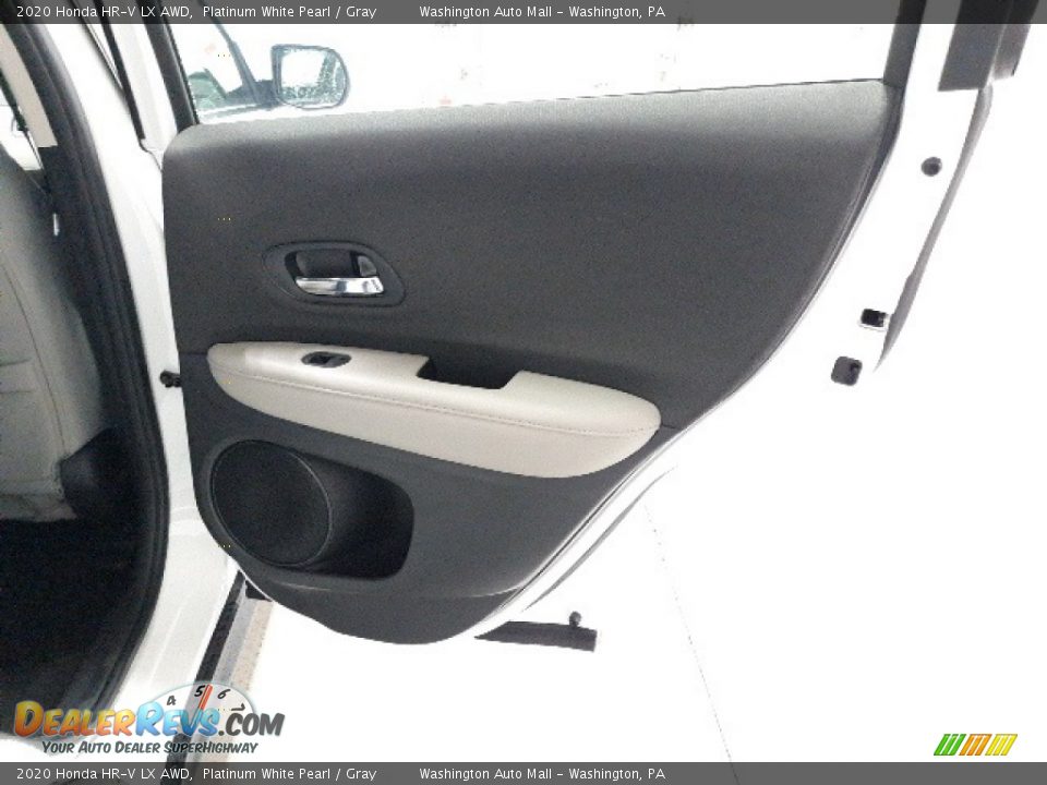 2020 Honda HR-V LX AWD Platinum White Pearl / Gray Photo #36