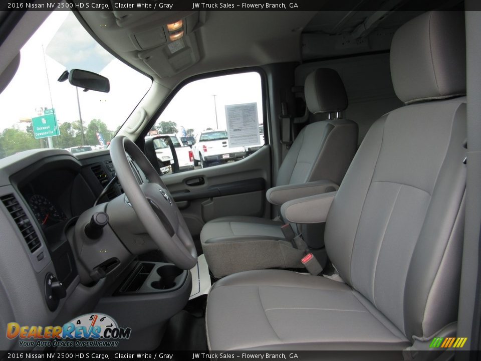 Front Seat of 2016 Nissan NV 2500 HD S Cargo Photo #25