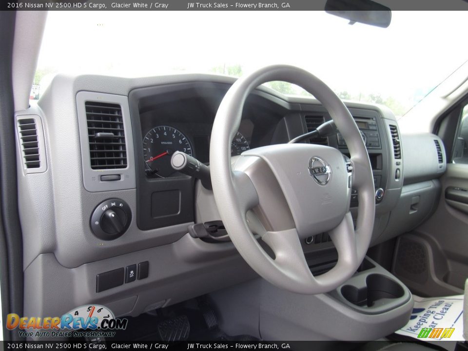 2016 Nissan NV 2500 HD S Cargo Steering Wheel Photo #27
