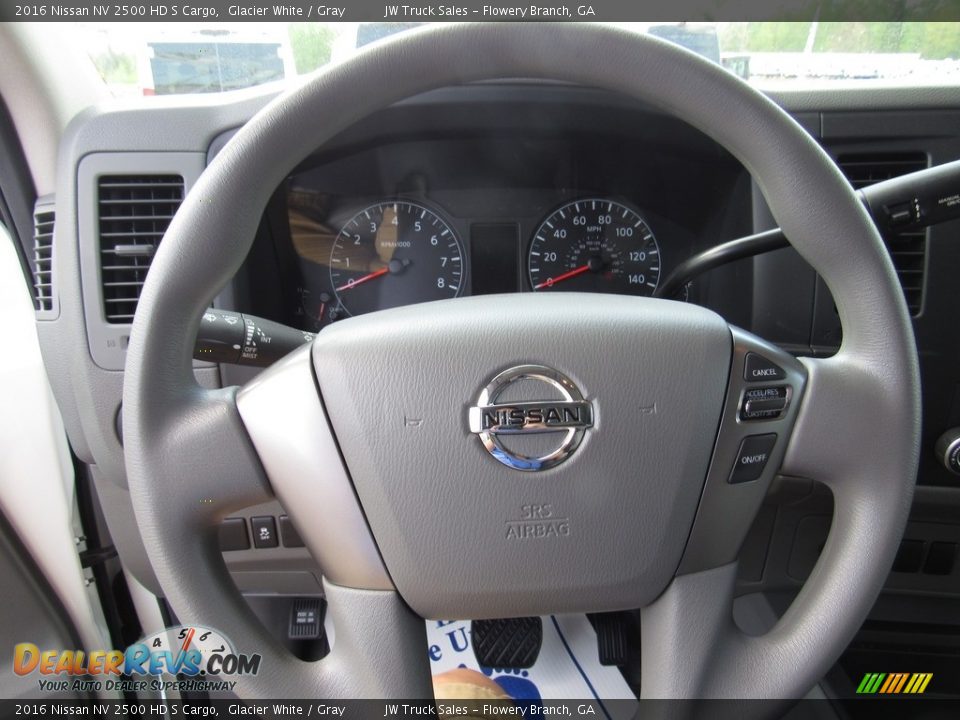 2016 Nissan NV 2500 HD S Cargo Steering Wheel Photo #28