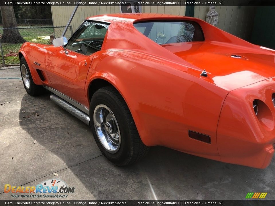 1975 Chevrolet Corvette Stingray Coupe Orange Flame / Medium Saddle Photo #1