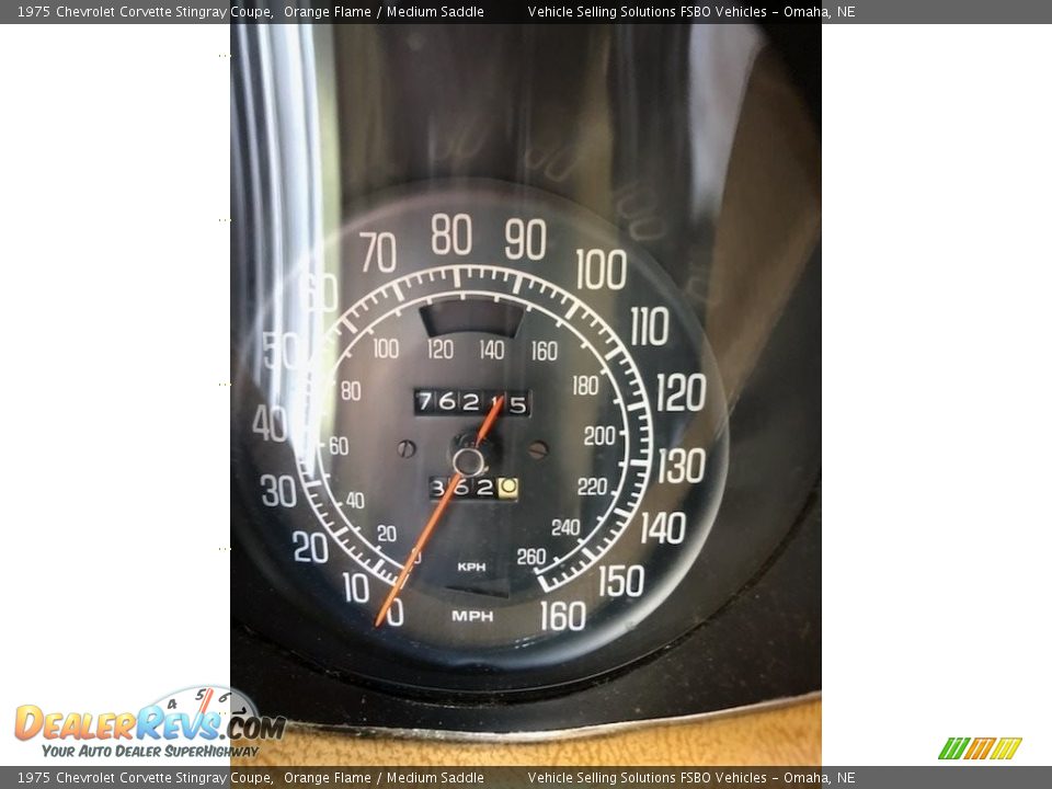 1975 Chevrolet Corvette Stingray Coupe Gauges Photo #3