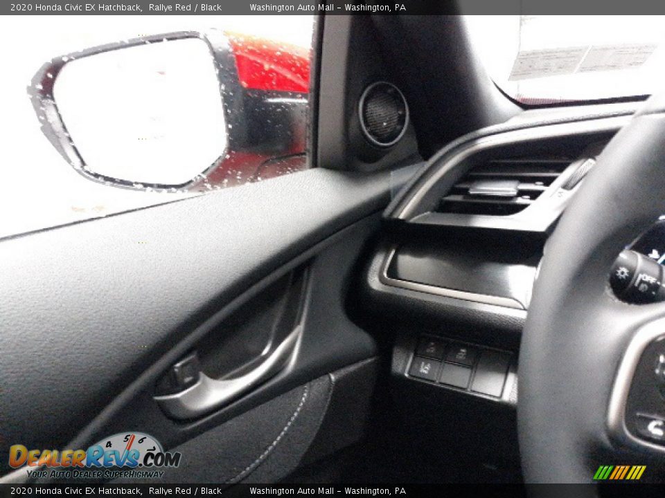 2020 Honda Civic EX Hatchback Rallye Red / Black Photo #8