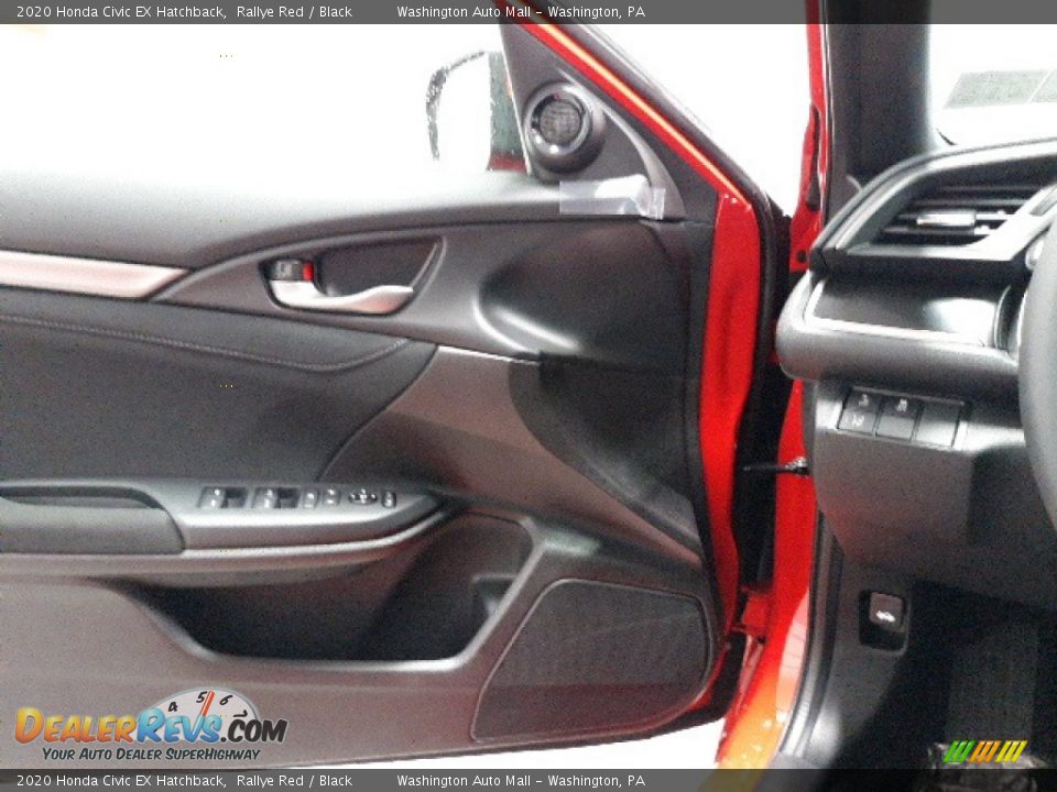 2020 Honda Civic EX Hatchback Rallye Red / Black Photo #9