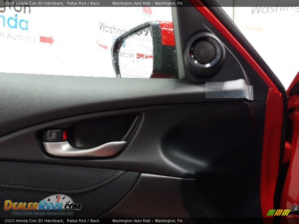 2020 Honda Civic EX Hatchback Rallye Red / Black Photo #11