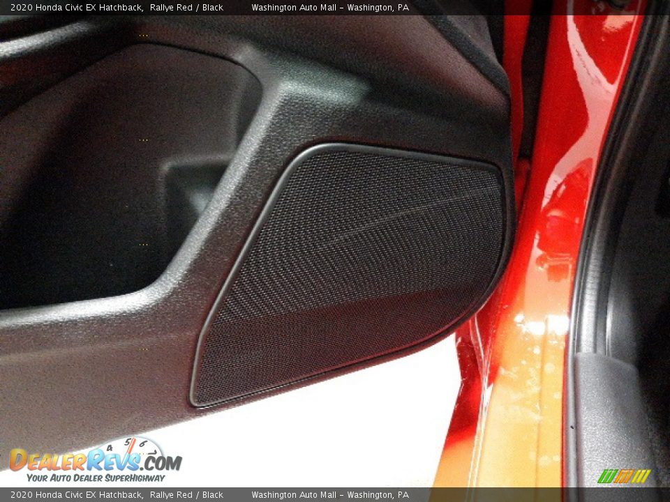 2020 Honda Civic EX Hatchback Rallye Red / Black Photo #12