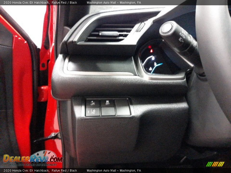 2020 Honda Civic EX Hatchback Rallye Red / Black Photo #13