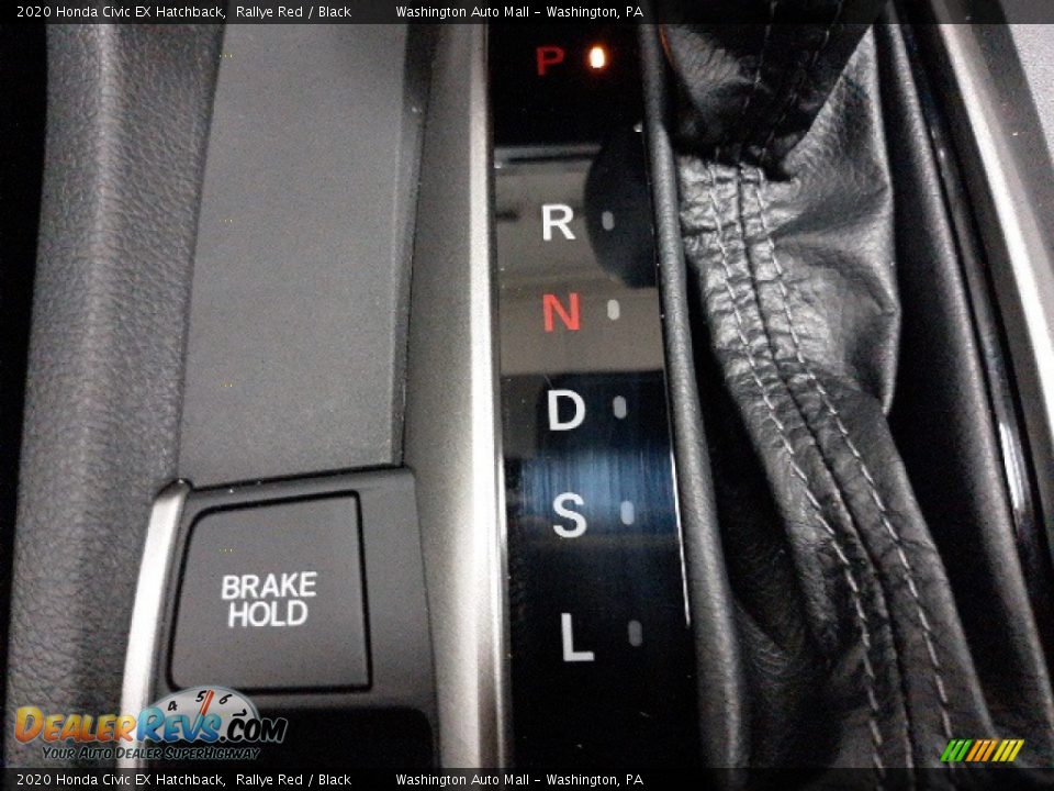 2020 Honda Civic EX Hatchback Rallye Red / Black Photo #21