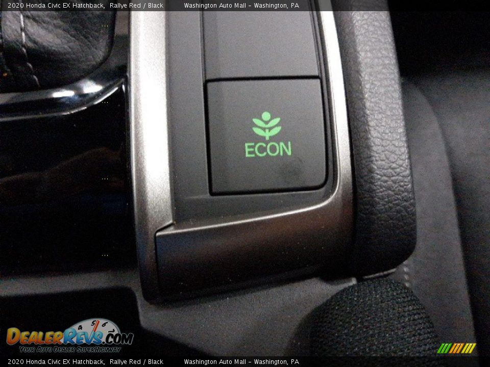 2020 Honda Civic EX Hatchback Rallye Red / Black Photo #22