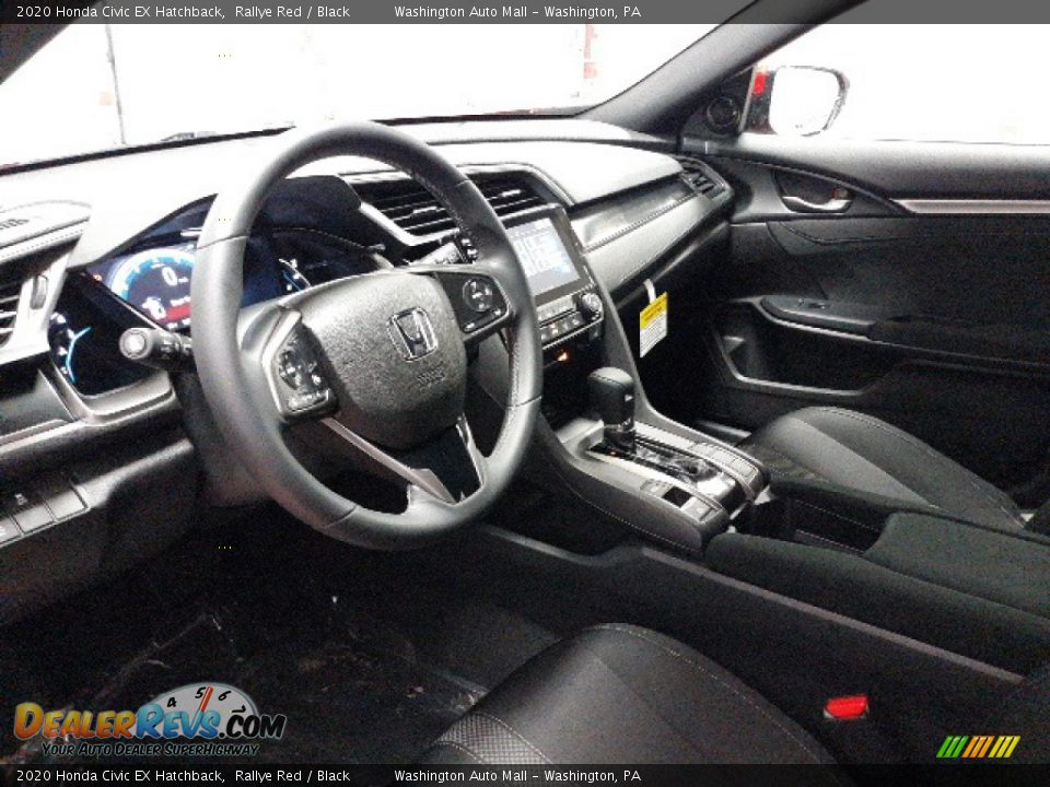2020 Honda Civic EX Hatchback Rallye Red / Black Photo #24