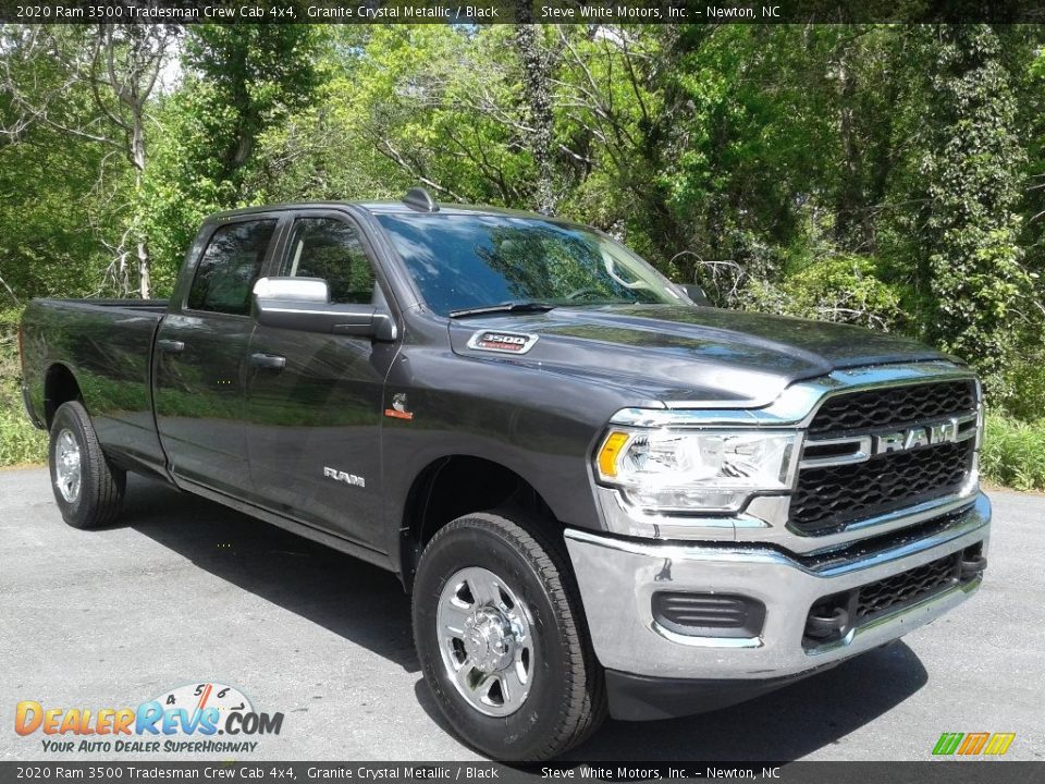 2020 Ram 3500 Tradesman Crew Cab 4x4 Granite Crystal Metallic / Black Photo #4