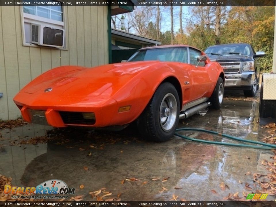 Front 3/4 View of 1975 Chevrolet Corvette Stingray Coupe Photo #20