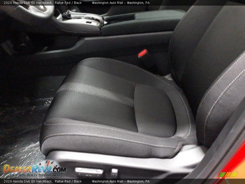 2020 Honda Civic EX Hatchback Rallye Red / Black Photo #28