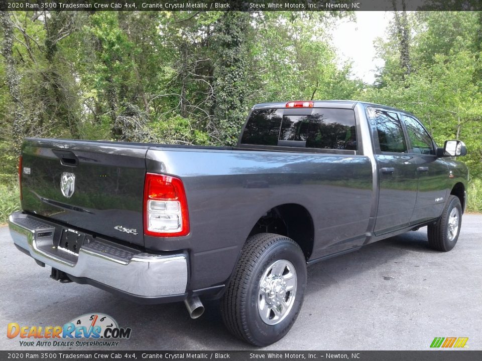 2020 Ram 3500 Tradesman Crew Cab 4x4 Granite Crystal Metallic / Black Photo #6