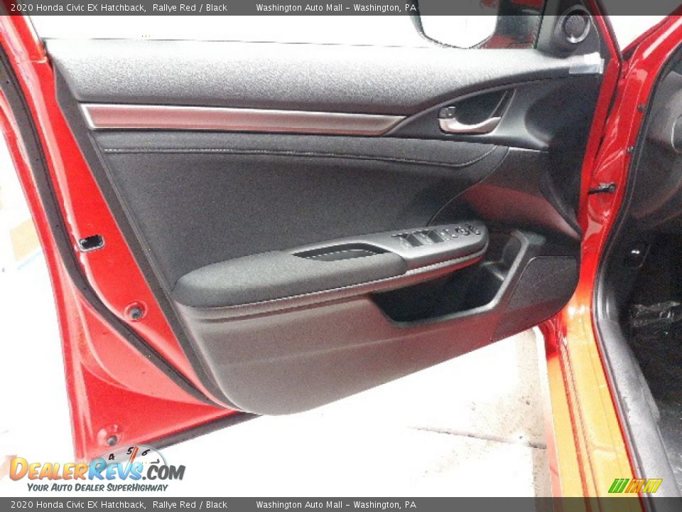2020 Honda Civic EX Hatchback Rallye Red / Black Photo #29
