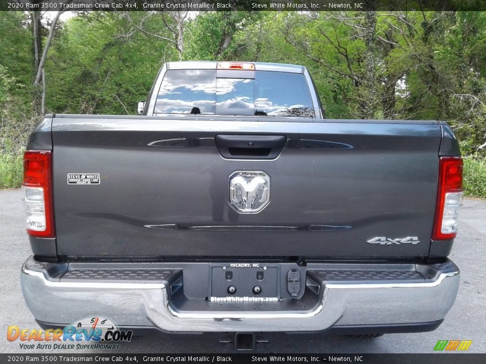 2020 Ram 3500 Tradesman Crew Cab 4x4 Granite Crystal Metallic / Black Photo #7