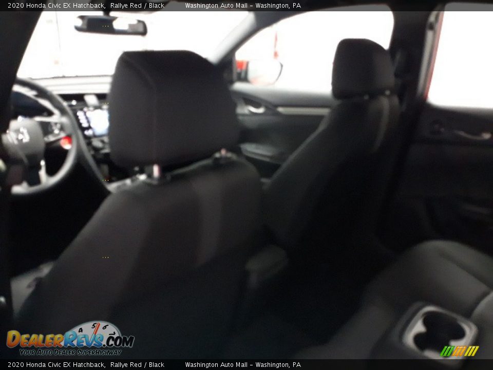 2020 Honda Civic EX Hatchback Rallye Red / Black Photo #30