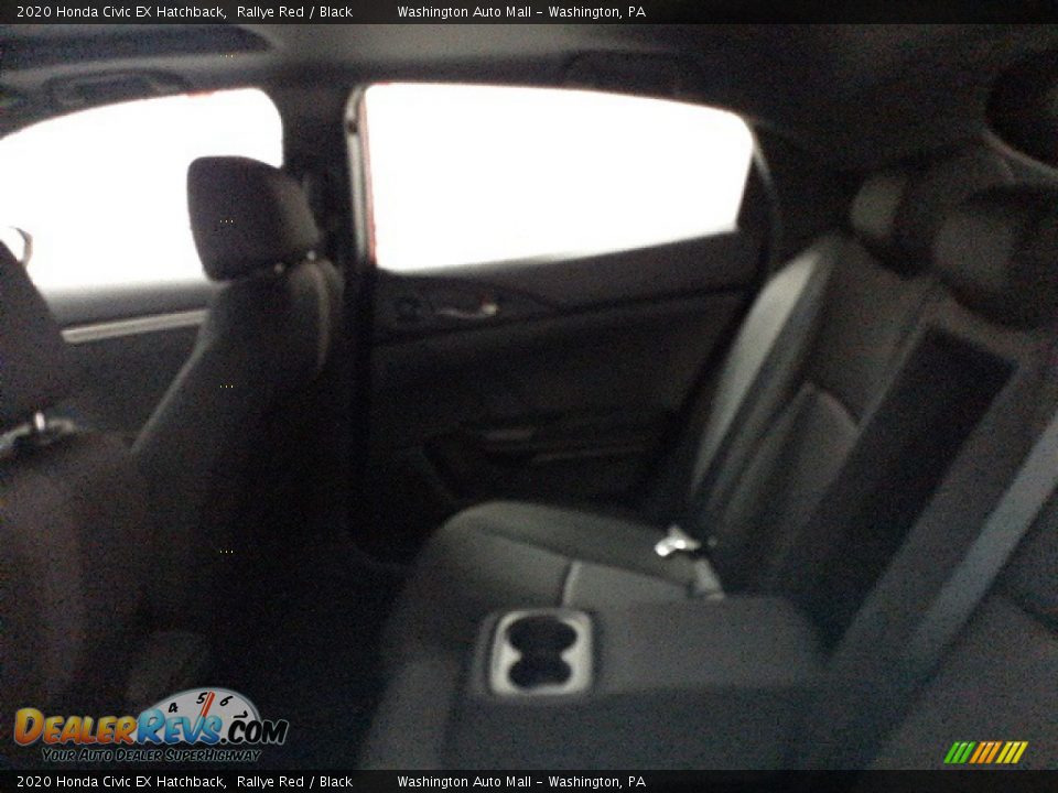 2020 Honda Civic EX Hatchback Rallye Red / Black Photo #31
