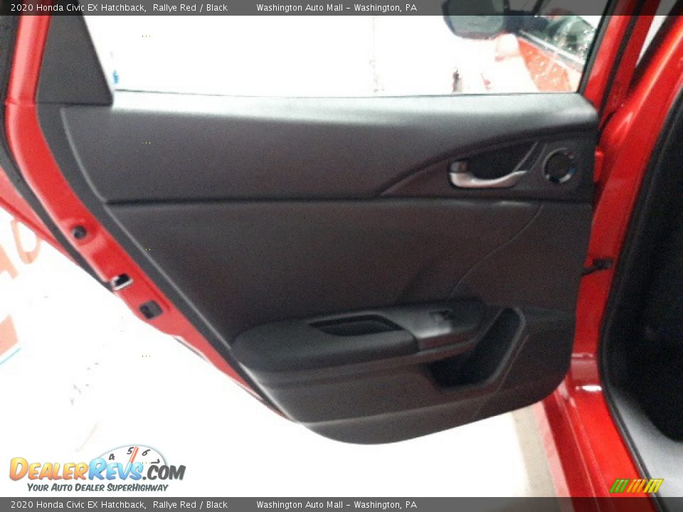 2020 Honda Civic EX Hatchback Rallye Red / Black Photo #33