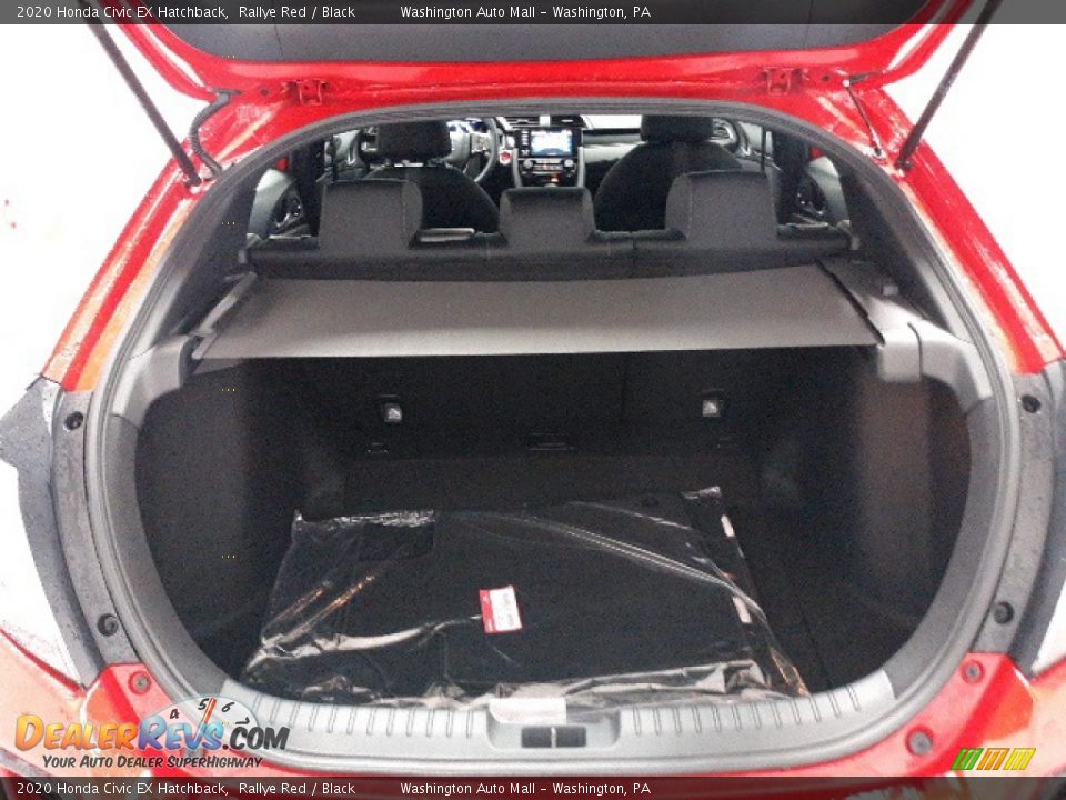 2020 Honda Civic EX Hatchback Rallye Red / Black Photo #34