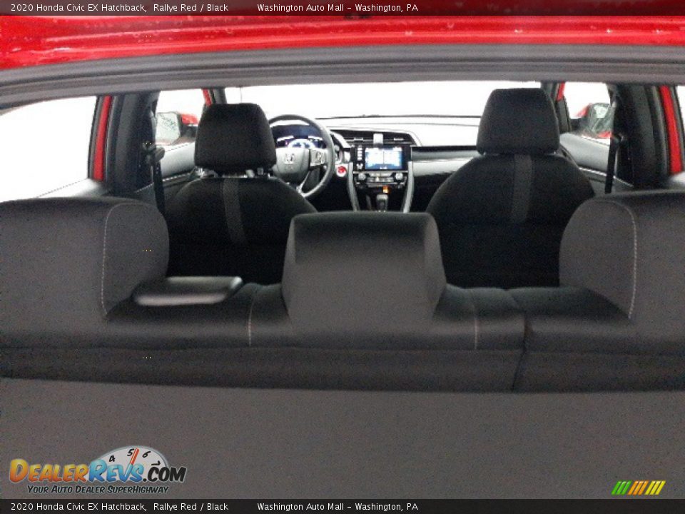 2020 Honda Civic EX Hatchback Rallye Red / Black Photo #35