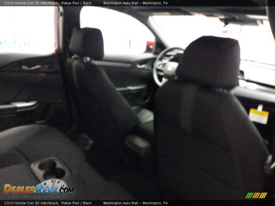 2020 Honda Civic EX Hatchback Rallye Red / Black Photo #36