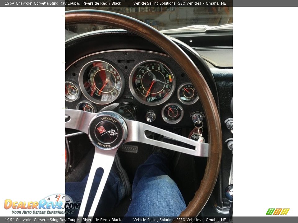 1964 Chevrolet Corvette Sting Ray Coupe Riverside Red / Black Photo #2