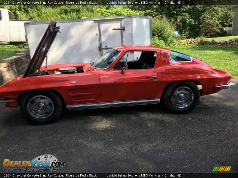 1964 Chevrolet Corvette Sting Ray Coupe Riverside Red / Black Photo #6