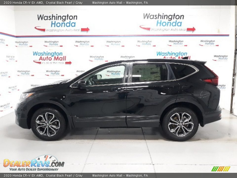 2020 Honda CR-V EX AWD Crystal Black Pearl / Gray Photo #2