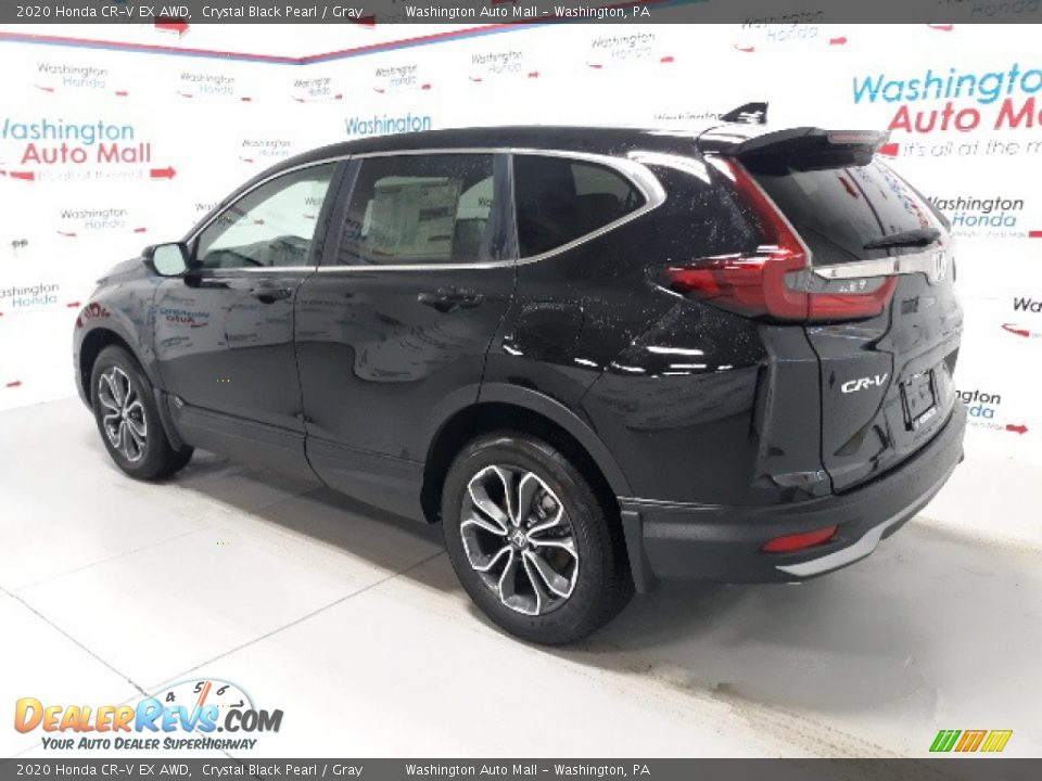 2020 Honda CR-V EX AWD Crystal Black Pearl / Gray Photo #4