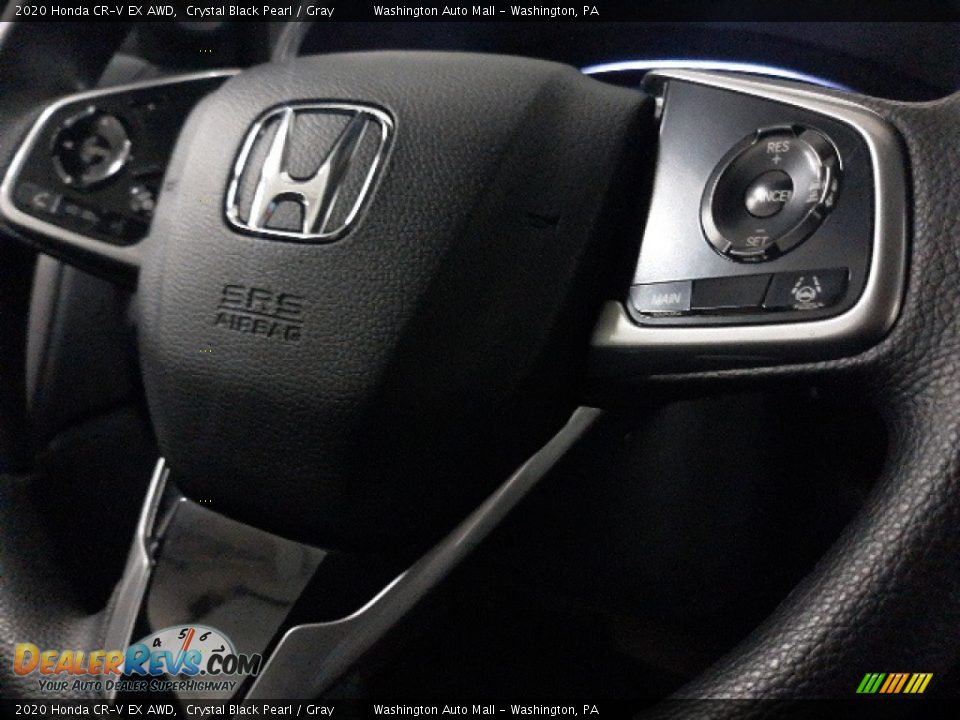 2020 Honda CR-V EX AWD Crystal Black Pearl / Gray Photo #8