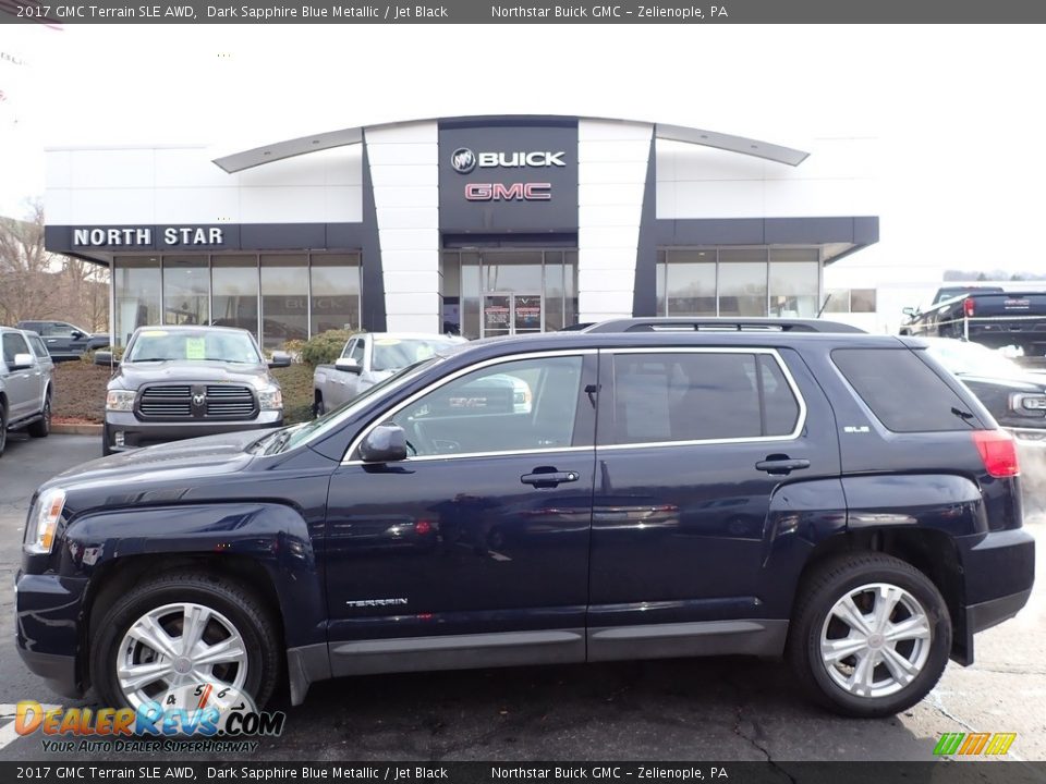 2017 GMC Terrain SLE AWD Dark Sapphire Blue Metallic / Jet Black Photo #1