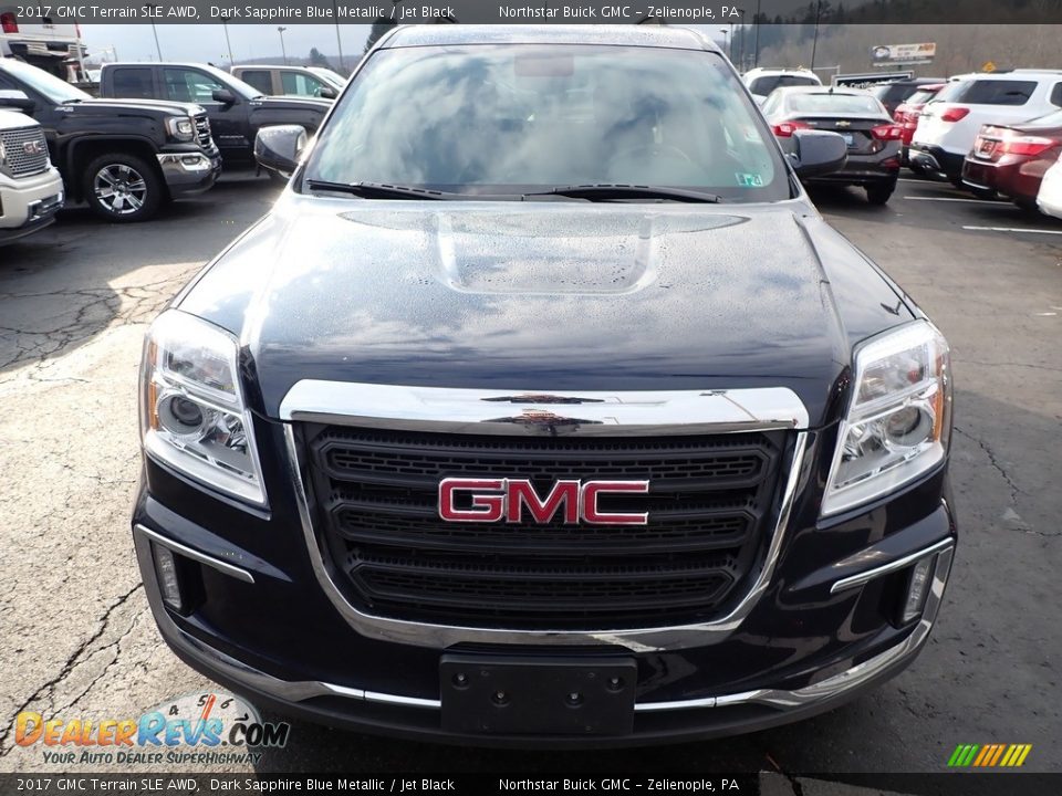 2017 GMC Terrain SLE AWD Dark Sapphire Blue Metallic / Jet Black Photo #3