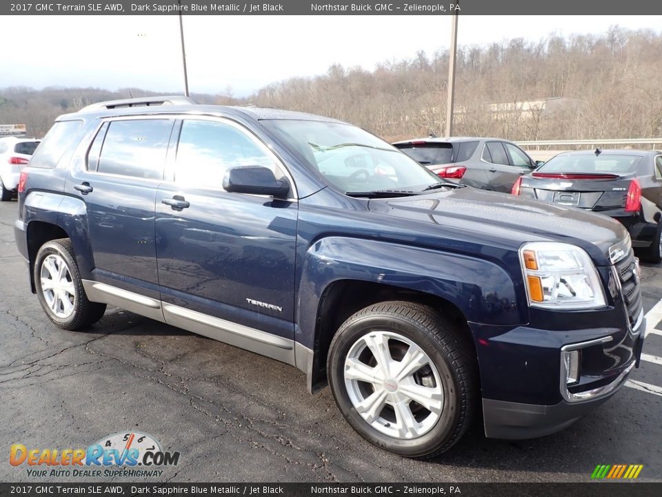 2017 GMC Terrain SLE AWD Dark Sapphire Blue Metallic / Jet Black Photo #4