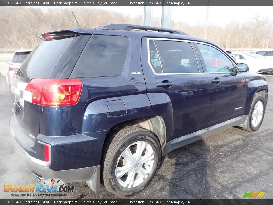 2017 GMC Terrain SLE AWD Dark Sapphire Blue Metallic / Jet Black Photo #9