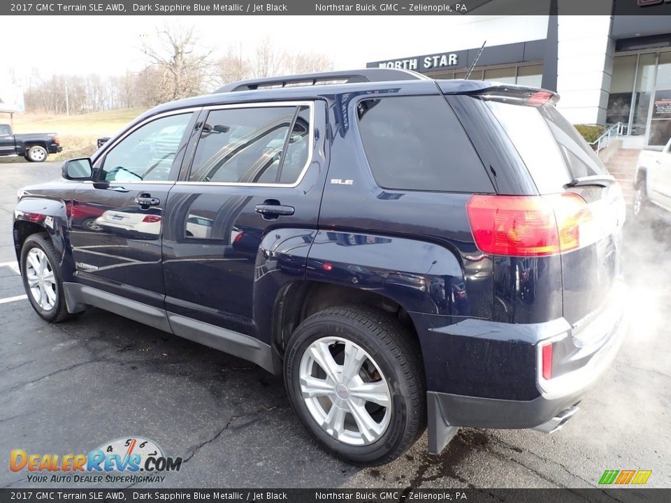 2017 GMC Terrain SLE AWD Dark Sapphire Blue Metallic / Jet Black Photo #12