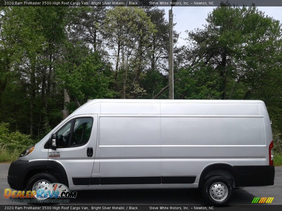 Bright Silver Metallic 2020 Ram ProMaster 3500 High Roof Cargo Van Photo #1