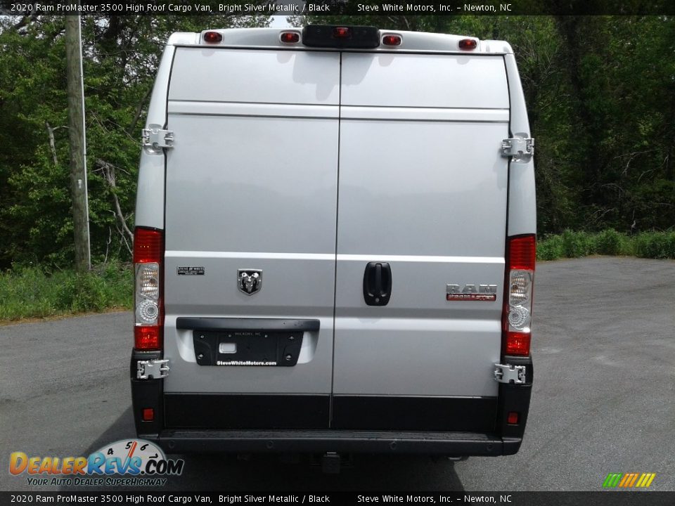 2020 Ram ProMaster 3500 High Roof Cargo Van Bright Silver Metallic / Black Photo #7