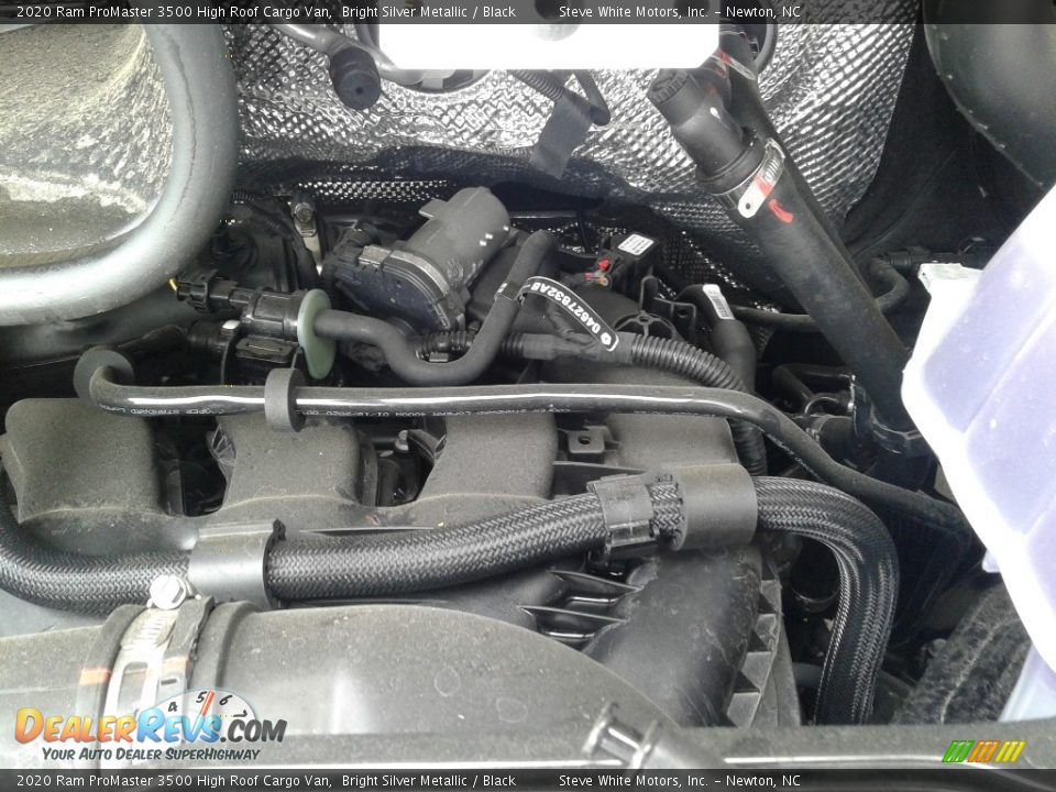 2020 Ram ProMaster 3500 High Roof Cargo Van Bright Silver Metallic / Black Photo #9