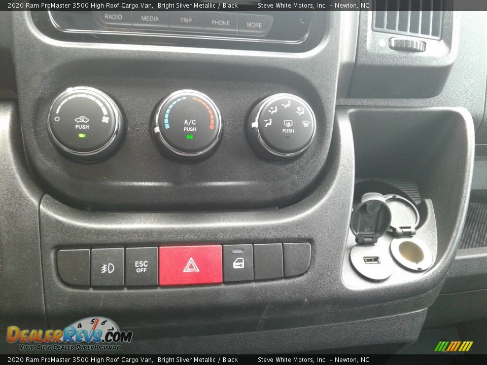 Controls of 2020 Ram ProMaster 3500 High Roof Cargo Van Photo #22