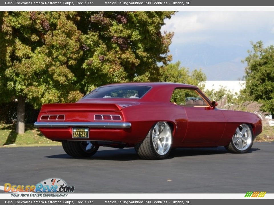 1969 Chevrolet Camaro Restomod Coupe Red / Tan Photo #9