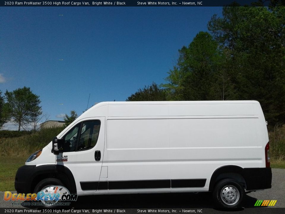 2020 Ram ProMaster 3500 High Roof Cargo Van Bright White / Black Photo #1