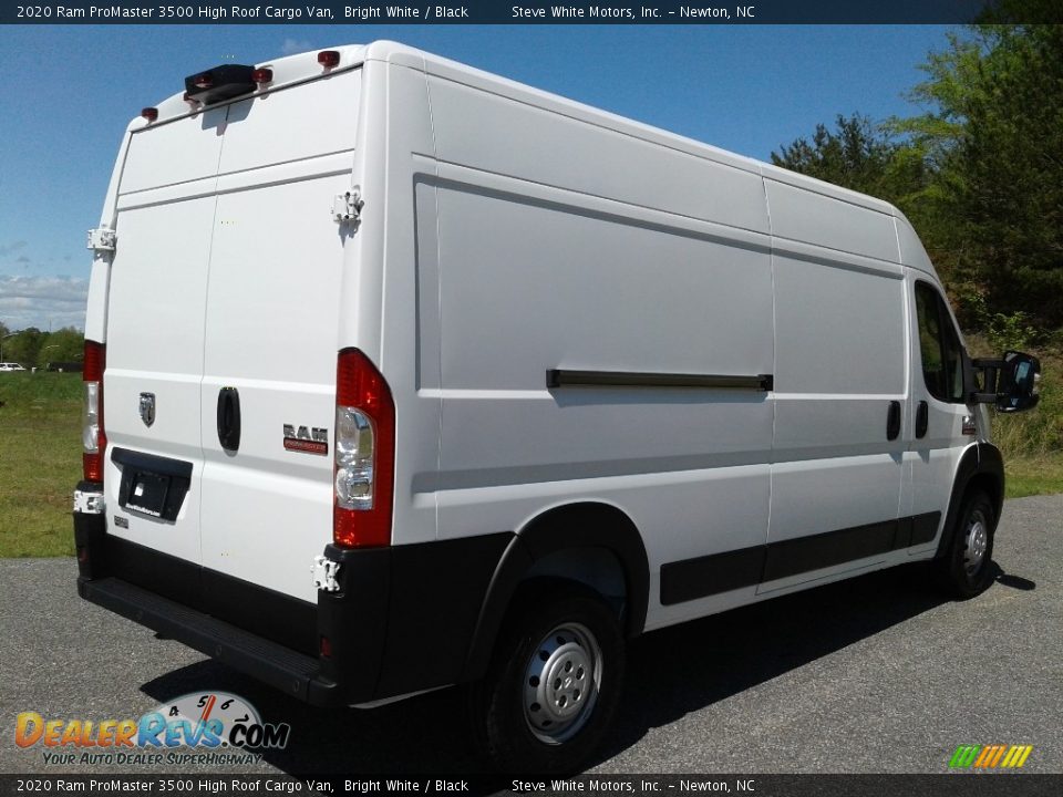 2020 Ram ProMaster 3500 High Roof Cargo Van Bright White / Black Photo #6