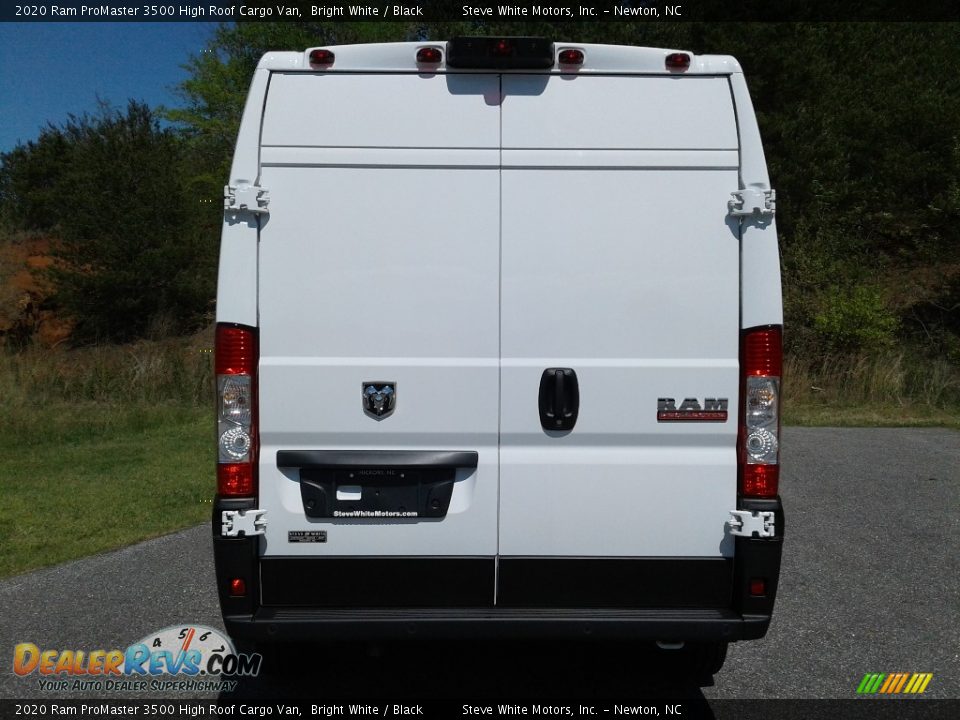 2020 Ram ProMaster 3500 High Roof Cargo Van Bright White / Black Photo #7