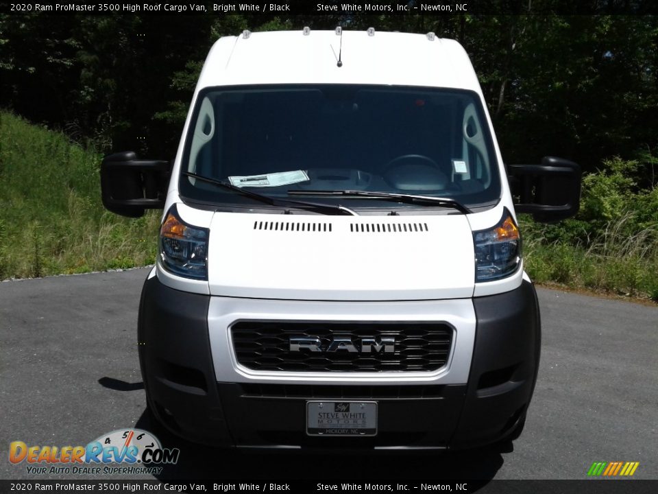 2020 Ram ProMaster 3500 High Roof Cargo Van Bright White / Black Photo #3