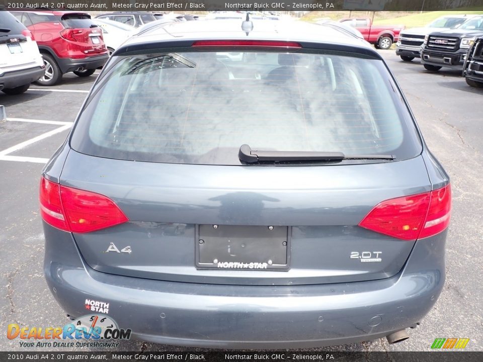 2010 Audi A4 2.0T quattro Avant Meteor Gray Pearl Effect / Black Photo #10